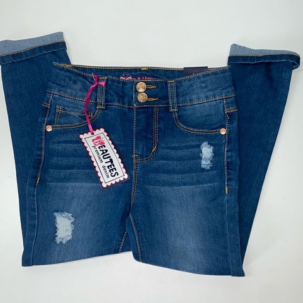 🔥BEAUTEES GIRLS JEANS KIDS SIZE 5 skinny, jeans, New